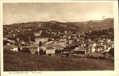 VINTAGE POSTCARD salsomaggiore Panorama