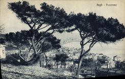 VINTAGE POSTCARD Pegli Panorama