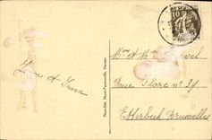 VINTAGE POSTCARD Gileppe Valves One Day of Large Water