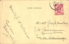 VINTAGE POSTCARD Ostend the Clock in Flowers