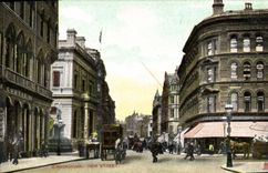 VINTAGE POSTCARD Birmingham New Street