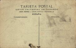 VINTAGE POSTCARD San Sebastian Paseo LED Principle of Asturias