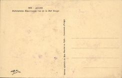 CPA Alger Habitations mauresques rue de la Mer rouge
