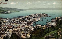 VINTAGE POSTCARD Bergen