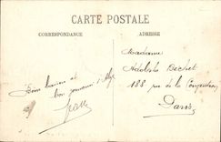 POSTAL Argel de la VENDIMIA la tranvía de Michelet de la calle