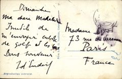 VINTAGE POSTCARD Caux Regina Hotel