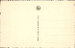 Monumento Leopold II de Bruselas de la POSTAL de la VENDIMIA