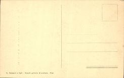 VINTAGE POSTCARD Rammed Interno del Duomo the lampada di Galileo