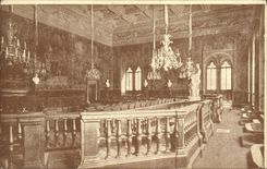 Interno de Firenze Palazzo Vecchio de la POSTAL de la VENDIMIA más allá de LED Salted 200