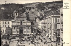 CPA Napoli Festa Popolare A Piedigrotta