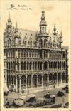 La POSTAL Bruselas de la VENDIMIA la grande coloca la casa del rey