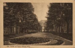 VINTAGE POSTCARD Part Am Kaiser Wilhelm Koln Boxing ring