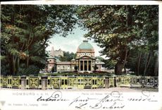 VINTAGE POSTCARD Homburg Left MIT Kaiser Wilhelm Bad