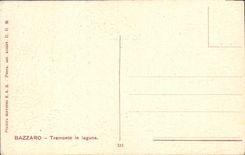 VINTAGE POSTCARD Bazzaro Tramonto In Laguna