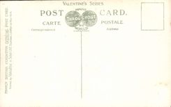 La POSTAL de la VENDIMIA en la exposición británica Londres 1908 de Franco del honor escurr