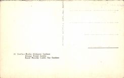 VINTAGE POSTCARD Sevilla Reales Alcazares Garden