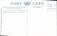 VINTAGE POSTCARD Fire Places Banqueting Hall Edinburg Castle