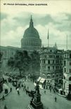 Catedral del St Pauls de la POSTAL de la VENDIMIA de Cheapside
