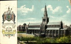 VINTAGE POSTCARD Glasgow Cathedral