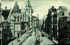 VINTAGE POSTCARD The Law Courts