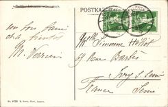 CPA Gotthardstrasse Urnerloch Caleche Chevaux Diligence 