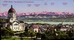 CPA Zurich Neumunster Mit Kreuzkirche