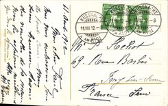 VINTAGE POSTCARD Zurich Neumunster MIT Kreuzkirche