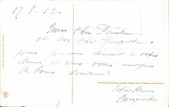 VINTAGE POSTCARD Schloss Hotel Hertenstein MIT Pilatus