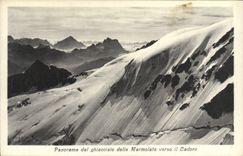 VINTAGE POSTCARD Panorama Dal Ghiacciaio Della Marmolata Back It Cadore