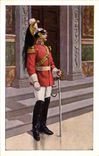 VINTAGE POSTCARD del Vaticano Guardia Nobile Militaria Quoted