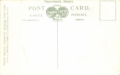 Exposición británica libre Londres 1908 de la cara de la POSTAL de la VENDIMIA de los artes aplicados del hotel luxe británico del norte del De