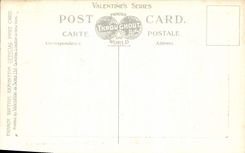 Fan-in de la POSTAL de la VENDIMIA a la corte de la exposición británica libre Londres 1908 del progreso