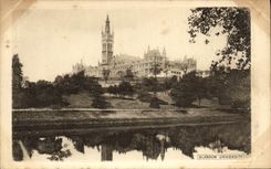 VINTAGE POSTCARD Glasgow University