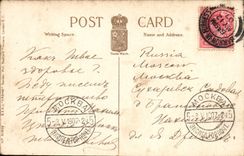 VINTAGE POSTCARD Boating Prejudice Endcliff Sheffield