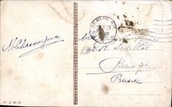 VINTAGE POSTCARD Berlin Friedrichsbrucke Und Nationalgalerie Tram