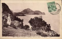 CPA Route De Bougie A Djidelli Vue Sur Ziama La Pointe