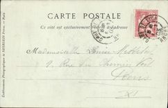 POSTAL Lyon de la VENDIMIA la escuela de la salud Militaria del servicio militar