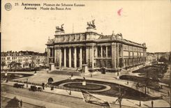 Museo Der Schoone Kunsten de Antwerpen de la POSTAL de la VENDIMIA