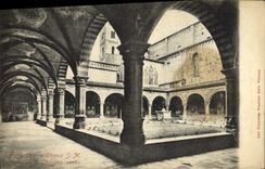 CPA Firenze Chiesa SM Novella Il Chiostro verde
