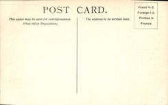 POSTAL Londres de la VENDIMIA el monumento de Albert