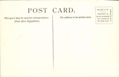 POSTAL Londres de la VENDIMIA la casa de campos comunes la capilla de la cripta