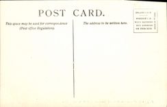 POSTAL Londres de la VENDIMIA la casa de campos comunes el pasillo