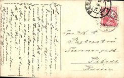 VINTAGE POSTCARD Lausanne And the Alps