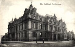 VINTAGE POSTCARD The Guildhall Nottingham