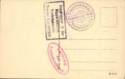 POSTAL Aus dejado Niederlahnstein Der Ruppertsklamm Wasserschlucht de la VENDIMIA