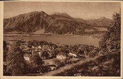VINTAGE POSTCARD Tegernsee MIT Hirshberg Und Kampen
