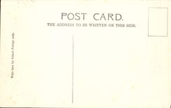 VINTAGE POSTCARD Union Terrace and gardens Aberdeen Train