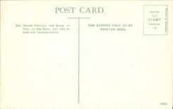 VINTAGE POSTCARD Coniston Toilets From High Cross-country race