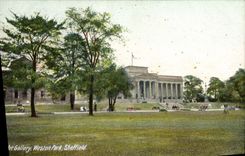 VINTAGE POSTCARD Gallery Weston Park Sheffield