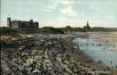 VINTAGE POSTCARD Long Sands Tynemouth